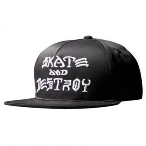 THRASHER Skate and Destroy Camiseta, Unisex Adulto, Black, Talla Única Cover