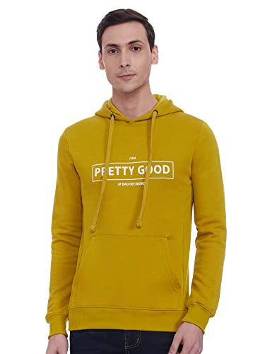 Image of Amazon Brand - Symbol Men's Cotton Blend Hooded Neck Regular Fit Sweatshirt