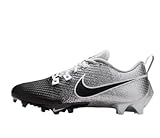 Nike Vapor Edge Speed 360 2 Football Cleats (Metallic Silver/Black-White, US Footwear Size System, Adult, Men, Numeric, Medium, 10.5)