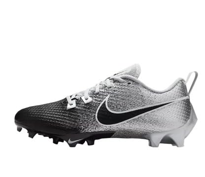 Nike Vapor Edge Speed 360 2 Football Cleats (Metallic Silver/Black-White, US Footwear Size System, Adult, Men, Numeric, Medium, 10.5)