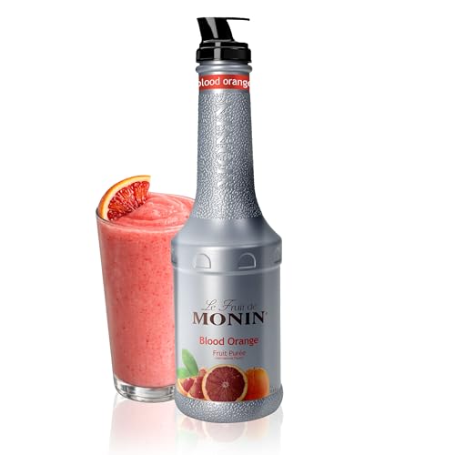 Monin - Blood Orange Purée, Tart, Juicy Citrus Taste, Great for Lemonades, Cocktails, and Culinary...