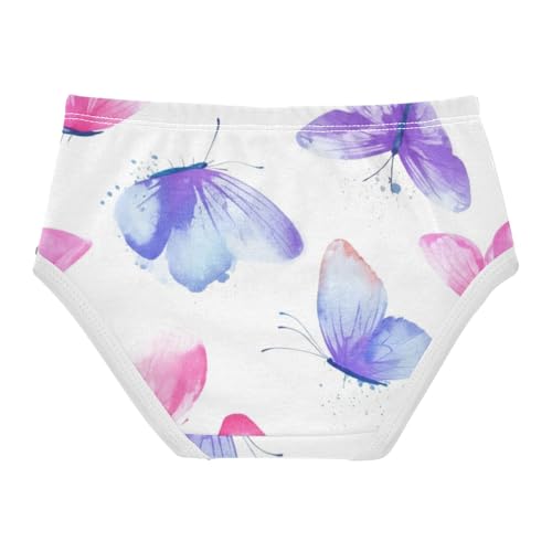 Pastel Pink Purple Butterflies Toddler Girls Underwear 2t Cotton Panties Little Girl Personalized Kids Undies Briefs2