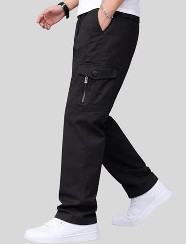 Image of Vikita Enterprise Men's Relaxed Fit Cotton Cargo Pant with Full Length and Zipper Closure Type | Mens Cargo Pants with Pocket