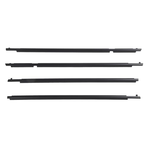4 Burletes para Ventana con Sellos Impermeables para RAV4 2006-2008, Piezas de Moldura de Goma 75740 42020, Moldura de Ventana de Coche Delantera Trasera Izquierda Derecha a