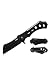 New 10" HUGE CLEAVER BALL BEARING Assisted Pocket Folding iCareYou Knife RAZOR Blade BLACK