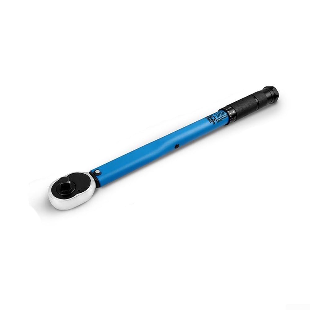 Llave dinamométrica de 1/2 pulgada de 20-220 Nm, llave de trinquete ajustable para reparación de bicicletas mecánica general azul (3/8 10-140N)