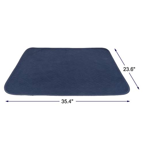 KOOLTAIL Waterproof Dog Food Mat Non-Slip 2 Pack - Absorbent Dog Bowl Mat Large Dogs Feeding Mat Washable Puppy Pee Pads… - Image 2