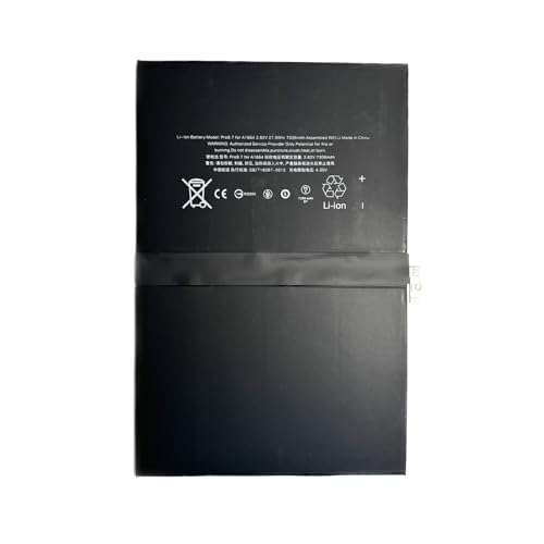 Batería para tablet A1664, 7306 mAh, compatible con iPad Pro 9.7 2016 A1673 A1674 A1675 para iPad 6.3 para iPad 6.4 EMC 2976 2977 32GB/128GB/256GB Batería de repuesto MLMN2LL/A