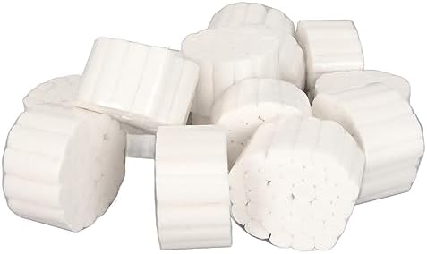 Wellsamed Zahnwatterollen Gr. 3 (12 Mm) – 300 G, 100% Baumwolle, Fusselfrei & Saugstark Für Zahnarztpraxen