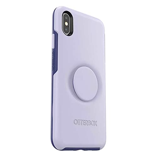 Coque antichoc iPhone XS Max avec PopSockets intégré mauve - 2