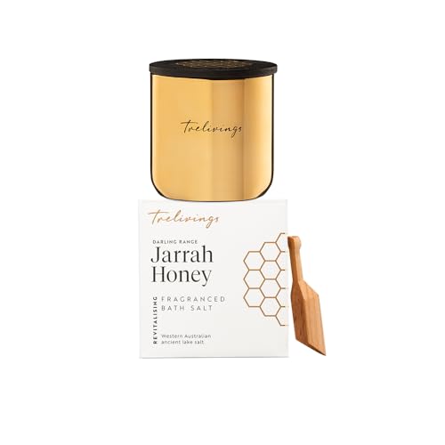 Australian Made Trelivings Jarrah Honey Bath Salts 300g