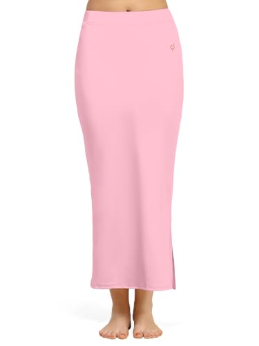 Image of TRENDMALLS Women's Polyester Spandex Stretchable Straight Saree Shapewear Petticoat for Women, Cotton Blended, Skirts for Women, Saree Shaper