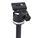 Camera Tripod Ball Head Center Column Quick Release Plate Aluminum Alloy Travel Tripod for DSLR Video Camcorder Low Angle