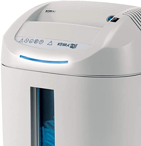Kobra +1 Ss4 Professional Office Straight-Cut Shredder; Shreds Up To 19 Sheets Of Paper At A Time, Cds, Dvds And Credit Cards; Carbon Hardened Cutting Knives Unaffected By Staples And Clips #TOP2