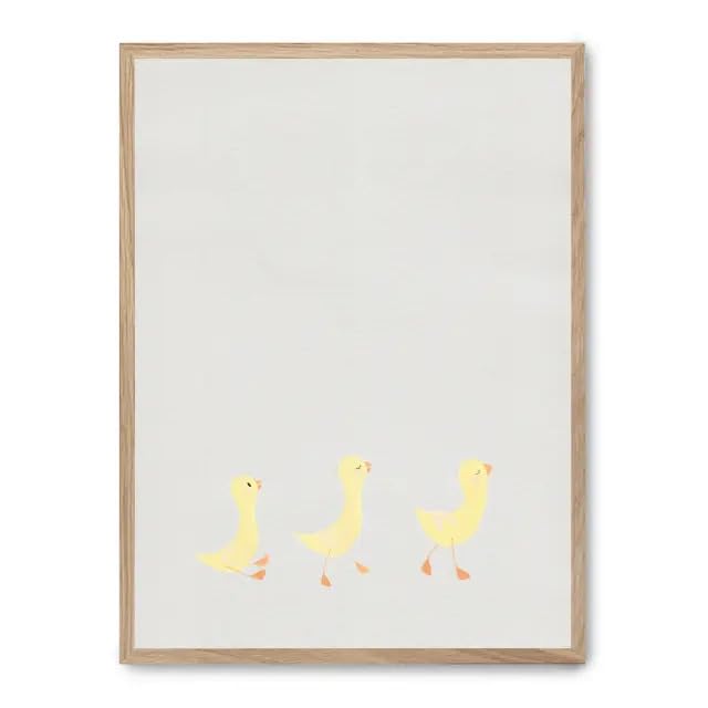 Cuadro Three Duckles FASE5 tableau canetons pour une chambre d'enfant douce