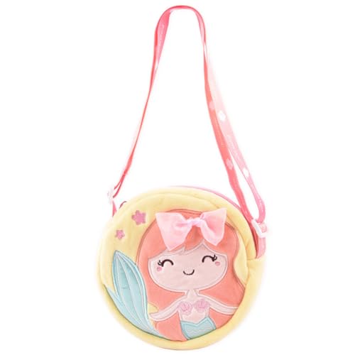 Bolso Bandolera Infantiles de Peluche, Bolso Crossbody Lindo Sirena, Bolso Bandolera Infantil...