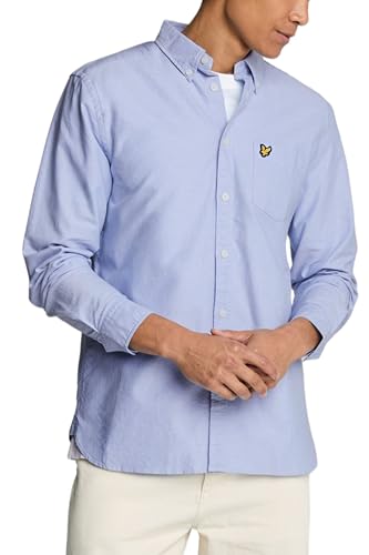 Lyle & Scott Camisa con Botones y Cuello Oxford Liso para Hombre - Riviera - M