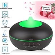 Aromatherapy Diffuser, YECO Smart Essential Oil Diffuser Ultrasonic Cool Mist Quiet Humidifier with Adjustable Mist Mode,Waterless Auto Shut-off & 15 Colors for Home Office - Father's Day Gift for Dad