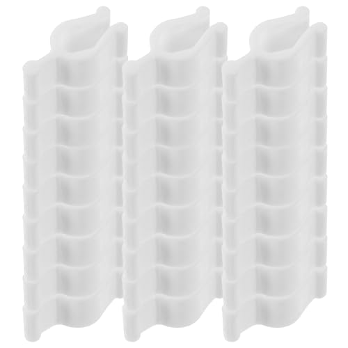 GALPADA 30 Unidades Clips Bloqueo para Bomba de Loción Plásticos Resistentes Antiderrame para Botellas Cosméticas Compatible con Dispensadores de Aceite Loción y Champú Fácil Instalación y