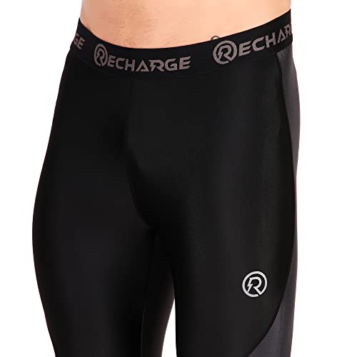 Image of ReDesign Apparels Recharge Men Polyester Sports Compression Pant /Legging /Full Tights