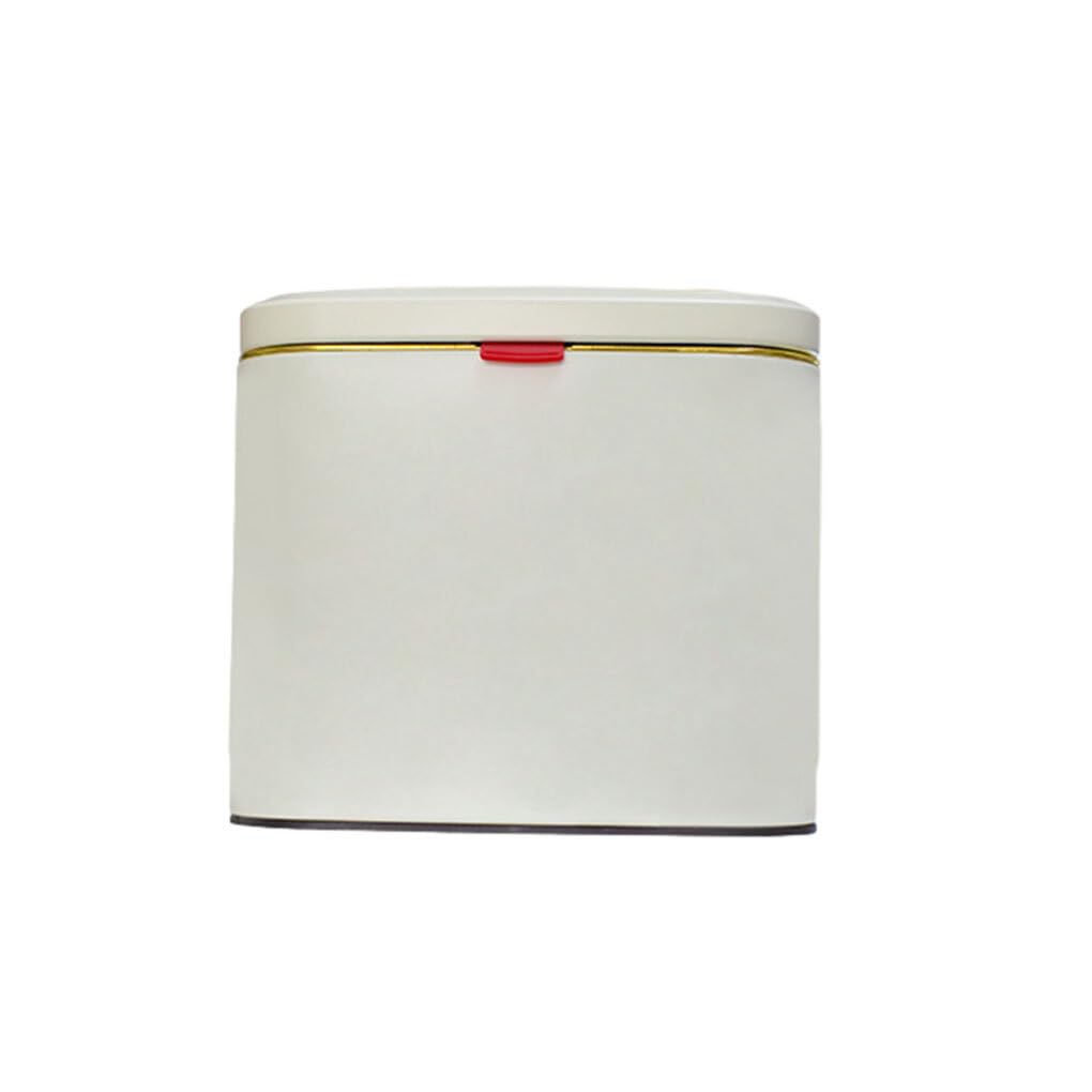 lmoikesz Stainless Steel Kitchen Compost Bin Easy To Install No Punching Needed And Garbage Does Not Away. Is Sealed And Odorless, 4L matte white