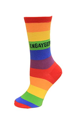 HotSox Engayged Socks, Multi, 1 Pair, Women Shoe 4-10