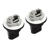 Bulevisiter Standlicht-Lampenfassung, 1 Paar, ABS, grau, kompatibel mit Compass 2007–2017, Ersatz kompatibel mit OEM 68000686AA 645–504, kompatibel mit langlebigen Anti-Auto