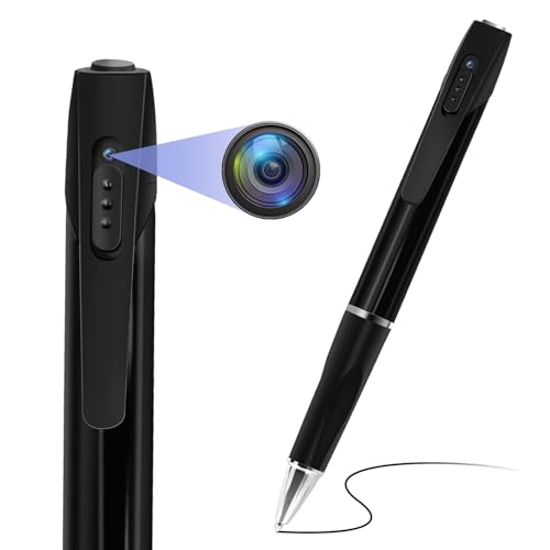 ペン型小型防犯カメラ 1080P フルHD録画対応 ペン偽装 LXMIMI ビデオカメラ...