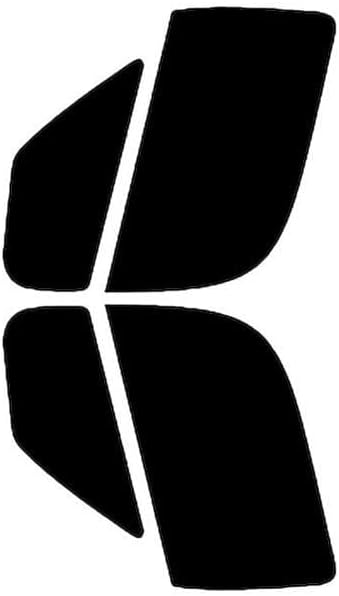 Rvinyl Window Tint Kit Compatible with Ram Promaster 2014-2024 - Black 5% - Single Ply No Bubble Film - Do it Yourself Vehicle Front Precut Kit