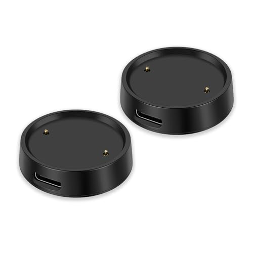 USB-C Magnetic Charger Dock for Amazfit Bip 6 / Active 2 (Round & Square) 2-Pack