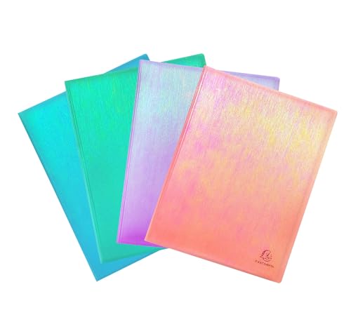Maxicarpeta de fundas Exacompta Candy Tidy A4 archivador plástico pastel con sesenta vistas