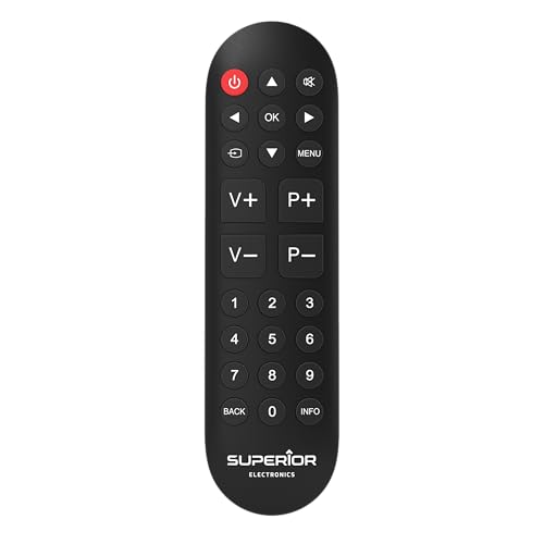 Superior Ready 5   Mando a Distancia Universal con autoaprendizaje para Todos los televisores y Smart TV   Preparado al Instante para LG, Samsung, Sony, Panasonic, Philips