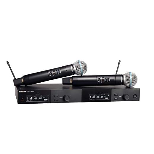 Shure SLXD24D/SM58 Dual Channel Wireless Microphone System with 2 SM58 Handheld Mics