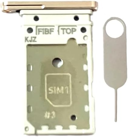 Dual Sim Card Tray Slot Holder Replacement for Samsung Galaxy Z Fold 4 5G SM-F936 SM-F936U Incl Card Ejector pin (Gold) image 4