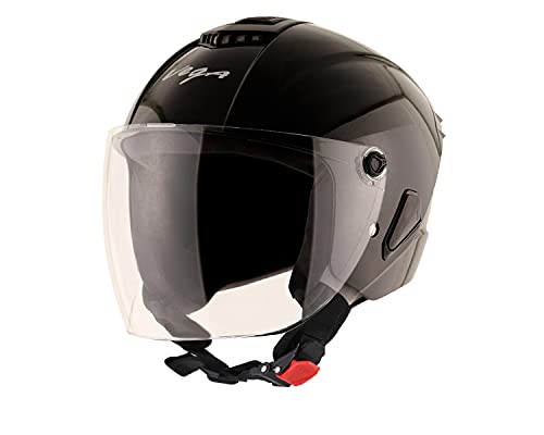 Image of Vega Aster Dx Black Helmet-L & Crux Open Face Black Helmet-L