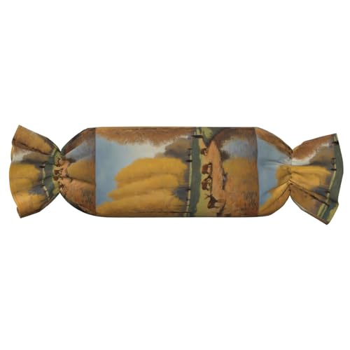 Almohada negra de espuma viscoelástica 62 x 25 cm