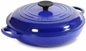 美品 Le Creuset ビュッフェ キャセロール26cm ブルー 2025年最新】☆ ルクルーゼ ビュッフェキャセロール 26cmの人気