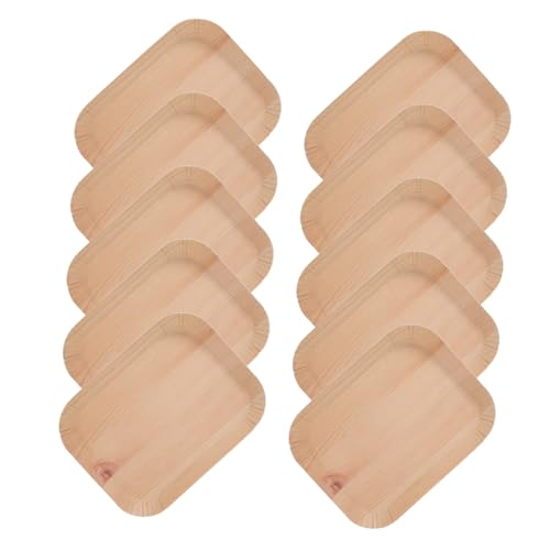 KICHOUSE 10Pcs Disposable Paper Plates for Snacks Desserts and Party Food Vibrant Design for Festivals Bbqs and Gatherings Convenient Household Food Serving Trays