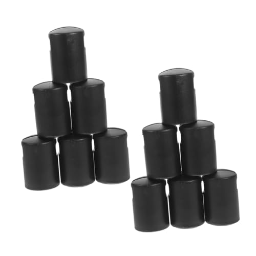 INOOMP 12pcs Trampoline Pole Caps Durable Plastic Cylinder Safety Covers for Use Wear Resistant Protection Accessories for Enhanced Safety Active Play