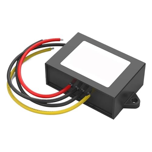 BUDVSQC Regulador de Voltaje para Coche 10-36V a 12V 13.8V 15V / 19V20V / 24V - Módulo Regulador de Alimentación 8A Impermeable (Salida 1A, 9V-36V_12V)