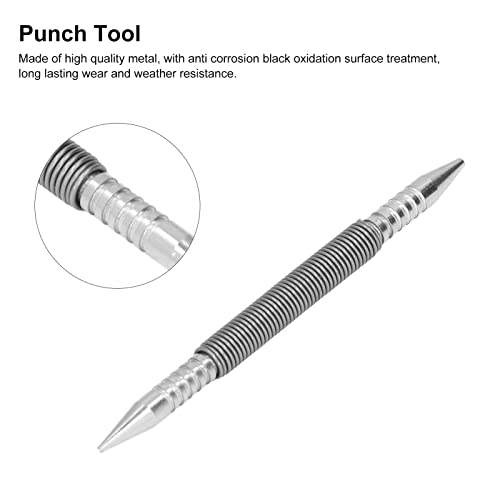 Federloch-Stanz-Werkzeuge Nagel-Setter-Stanz Klein Exquisite Metall-Doppelkopf-Stanzen-Nagel-Kopf-Setter-Mitte-Feder-Nagel-Stanz-Werkzeug