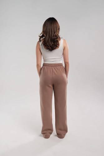 Tall Women's Wide Leg Sweatpants, High Rise, Cotton Blend, 35-37" Inseam2