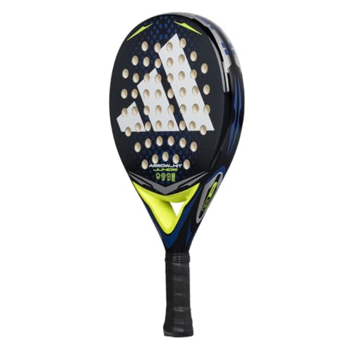Image of adidas Arrow Hit Junior Blue 2026 Padel Racket, Round Shape, EVA Soft Performance Foam, Fiberglass