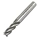 uxcell 7mm Cutting Dia Straight Shank Milling Cutter End Mill Gray