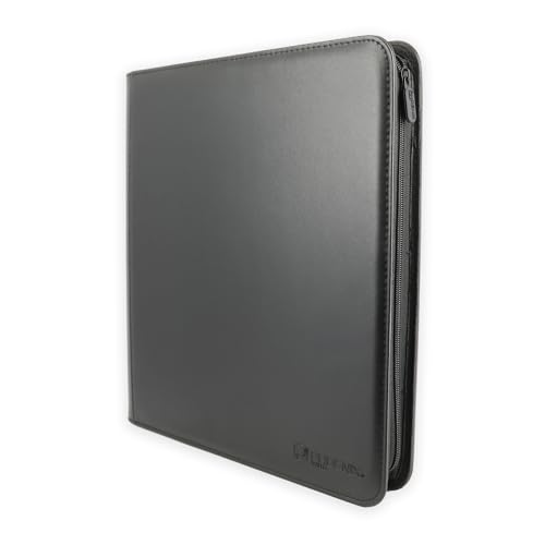 Phoenix Shield | Album Deluxe 12 Cases - Rangement Sécurisé pour 480 Cartes, Protection Optimale avec Fermeture Éclair