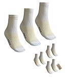 BIRIKKINA Fußballsocken Set 3 Paar – 10 Farben erhältlich – Fußballsocken Jungen – Kinder – Herren, TRIS KURZ WEISS, 41-46