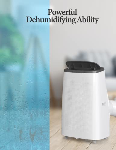 Image of PrecisionAuto Portable Air Conditioner 14000 BTU, 3-in-1 AC Unit with Fan & Dehumidifier - Quiet Cooling for Rooms up to 750 Sq. Ft - LED Display, Remote, 24H Timer, Energy Efficient, Window Kit.