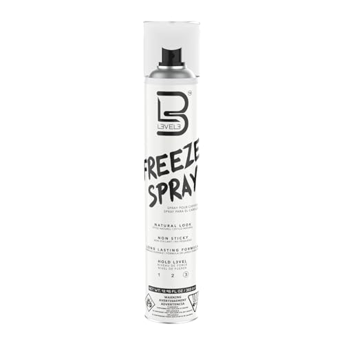L3 Level 3 Hair Spray - Long Lasting and Strong Hold Hair Spray (12.95 Oz)