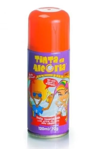 Tinta de Cabelo Temporária Cores Vibrantes Sai Fácil Não Mancha Ideal Para Festas Carnaval Fantasias