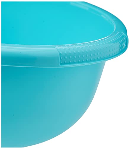 Curver 228034 Waschschüssel, rund, 6,3 l, Kunststoff, türkis, 32 x 32 x 14 cm